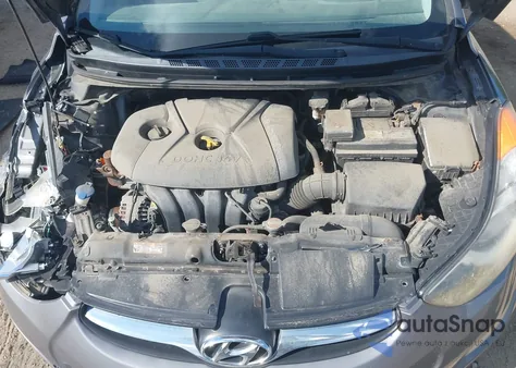 2012 Hyundai Elantra Gls из США, поврежденный, VIN 5NPDH4AE3CH108972